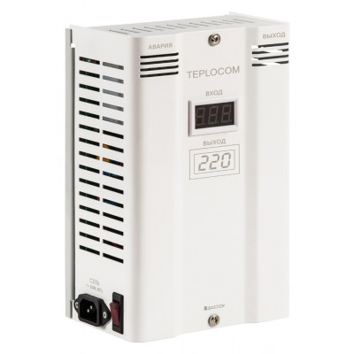 Инверторный стабилизатор для бытовой техники TEPLOCOM ST-600 INVERTOR фото Инверторный стабилизатор для бытовой техники TEPLOCOM ST-600 INVERTOR картинка